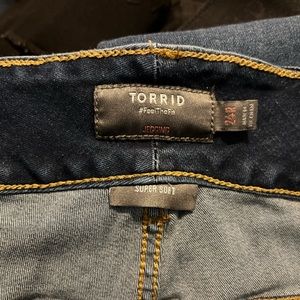 Torrid 24R jeggings. Worn